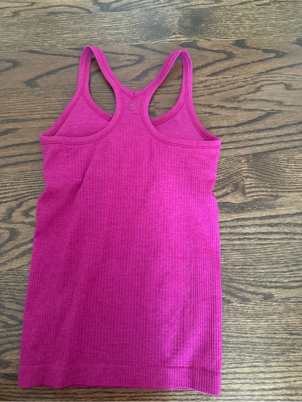 Bright Fuchsia Racerback Tank Top - Picture 2 of 3